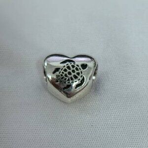 Pandora Maui Turtle Heart Destination Travel Charm, S925 Silver Jewelry